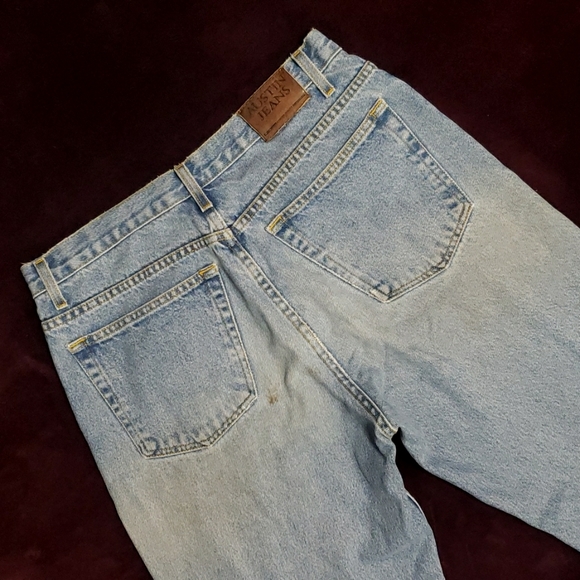 Vintage Y2K Men's Austin Brand Distressed Denim Blue Jeans - Picture 4 of 15